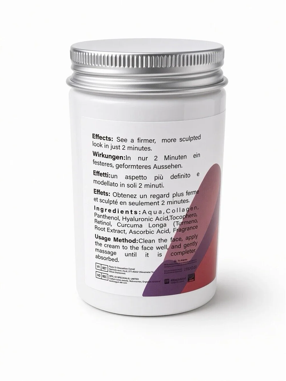 Yanyutong 2 Minute Face Lift Day & Night Cream Retinol Hyaluronic Collagen 120g